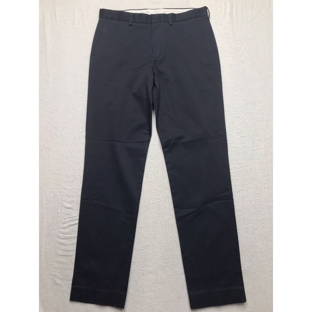 NWT J CREW Ludlow Pant Men 32x32 Black Slim Stretch Dress Chino Office